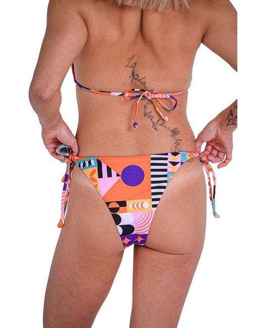OOSC Purple Endless Summer Tie Side Bikini Bottoms