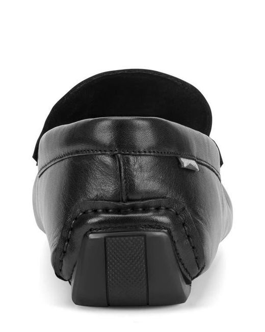 Kenneth Cole Black Theo Moc Toe Driving Loafer for men