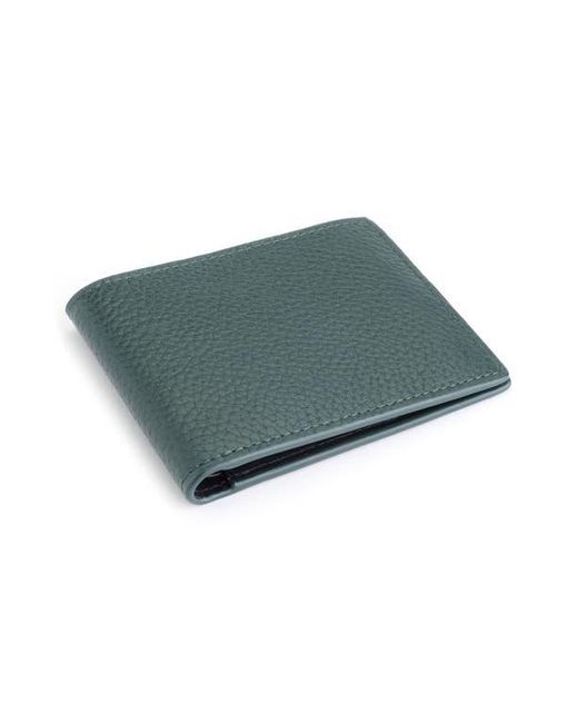 ROYCE New York Gray Rfid Leather Bifold Wallet