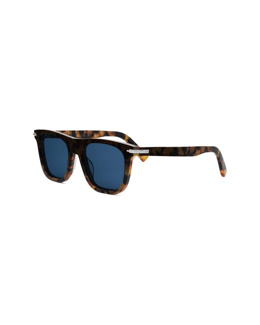 Dior Blue 'blacksuit S13i 53mm Geometric Sunglasses for men