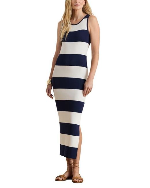 Ralph Lauren Women's Blue Stripe Midi Tank Dress Ralph Lauren Women's Blue Stripe Midi Tank Dress