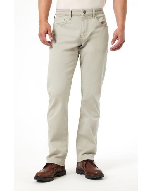 Mavi Natural Matt Relaxed Straight Leg 5-Pocket Pants for men