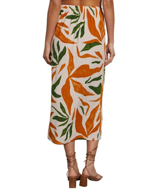 Vici Collection Multicolor Rainforest Print Cover-up Maxi Skirt