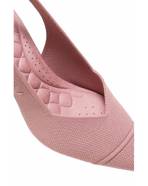 VIVAIA Pink Addison Pointed-Toe Slingback Sandals