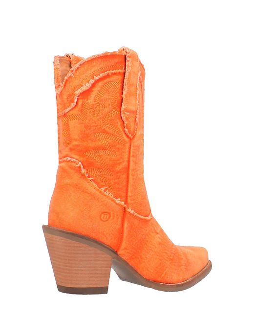 Dingo Orange Y'all Need Dolly Western Boot
