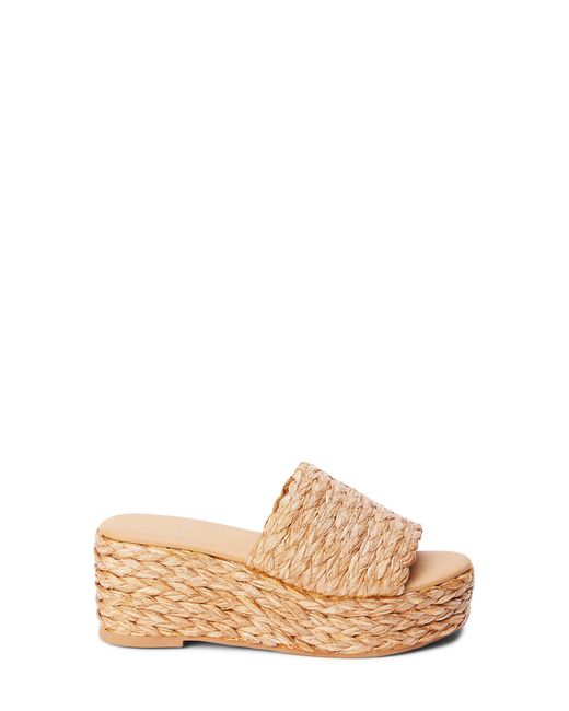 Matisse Natural Peony Platform Wedge Sandal