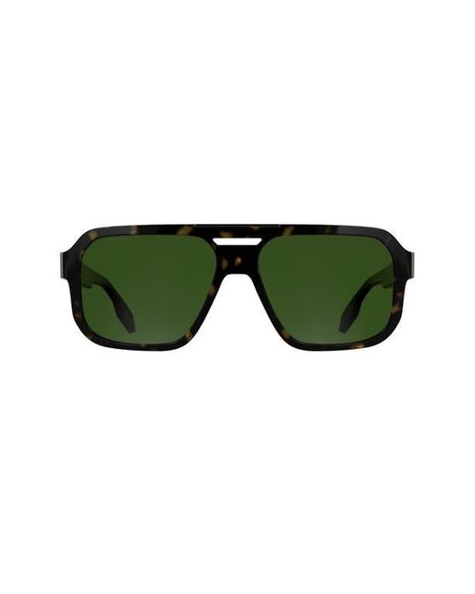 Canada Goose Green 59Mm Modified Rectangular Sunglasses for men