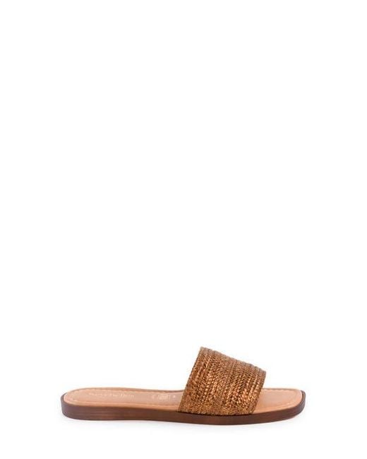 Seychelles Brown Palms Perfection Slide Sandal