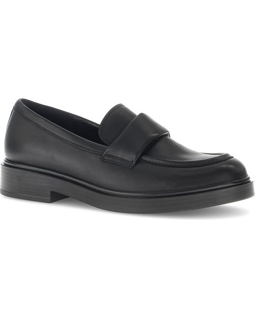 Gabor Black Leather Loafer