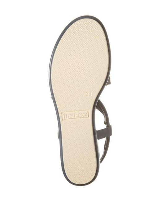 The Flexx Blue Scott Too Platform Wedge Sandal
