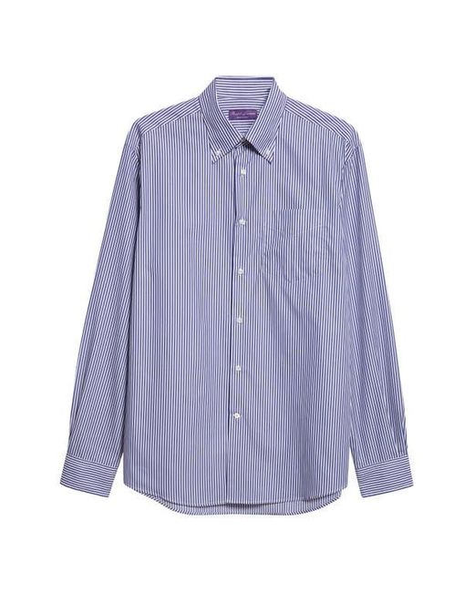 Ralph Lauren Purple Cameron Stripe Cotton Button-Down Shirt for men