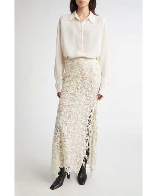 Totême  White Classic Crepe Button-Up Shirt