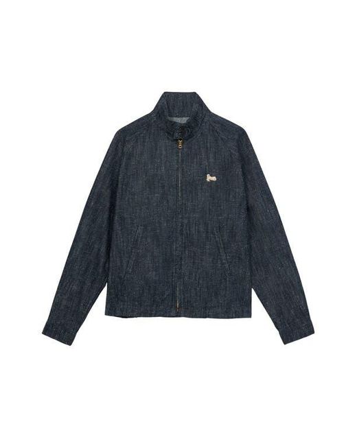 Fortela Blue Carol Rinse Denim Zip-Up Jacket for men