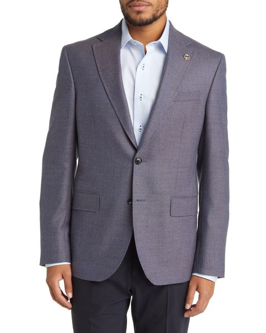 Ted Baker Blue Ralph Extra Slim Fit Stretch Wool Sport Coat for men