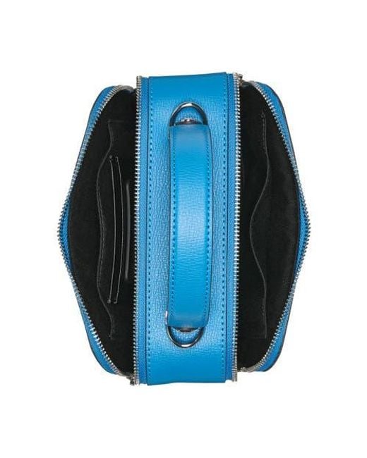 Karl Lagerfeld Blue Simone Camera Crossbody