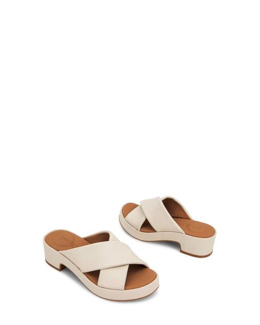 Gentle Souls Natural River Platform Slide Sandal