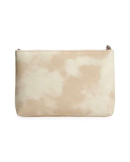 Givenchy Natural Logo Canvas Travel Pouch