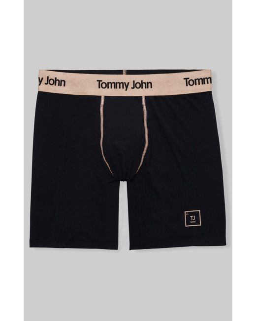 Tommy John Blue Second Skin 6-inch Boxer Briefs for men