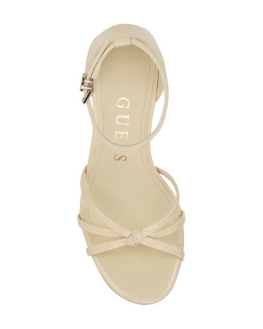 Guess Metallic Spring Ankle Strap Sandal