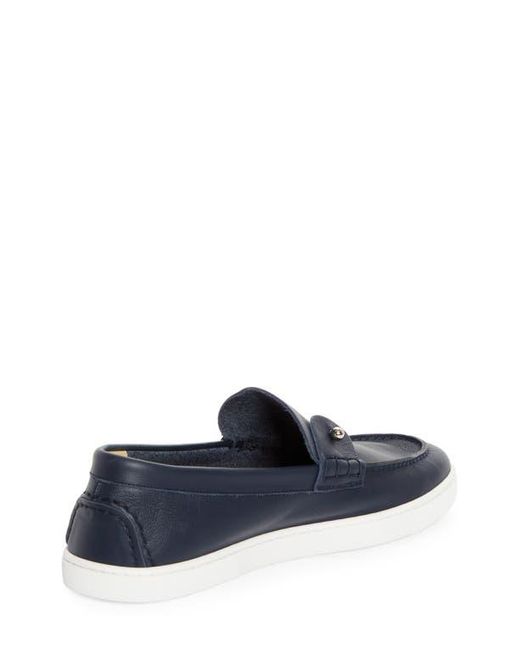 Christian Louboutin Blue Chambeliboat Flat Loafer for men