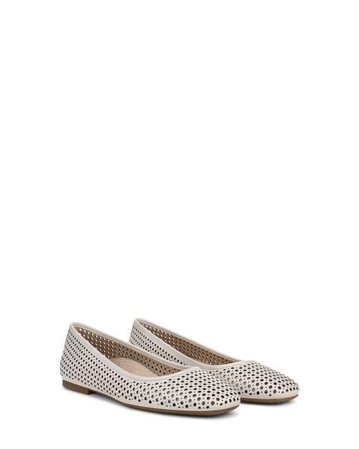Vionic White Orinda Perforated Ballet Flat
