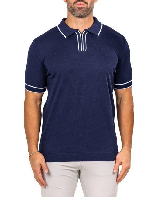 Maceoo Blue Marthy Polo for men