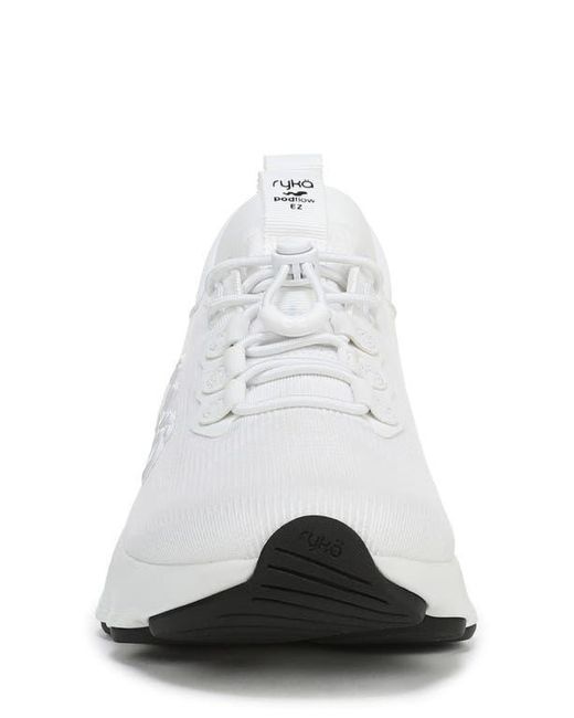 Ryka White Podflow Ez Walking Sneaker