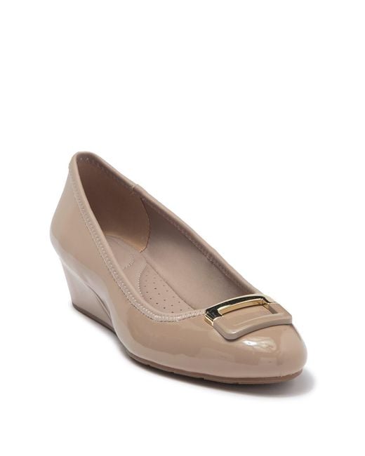 Bandolino Brown Wedge Pump