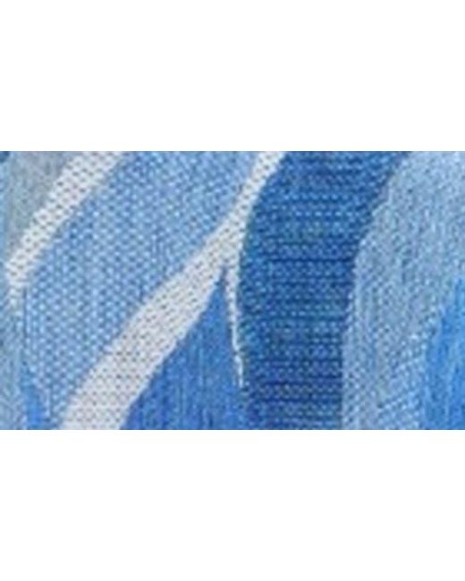 Apny Blue Half Placket Top