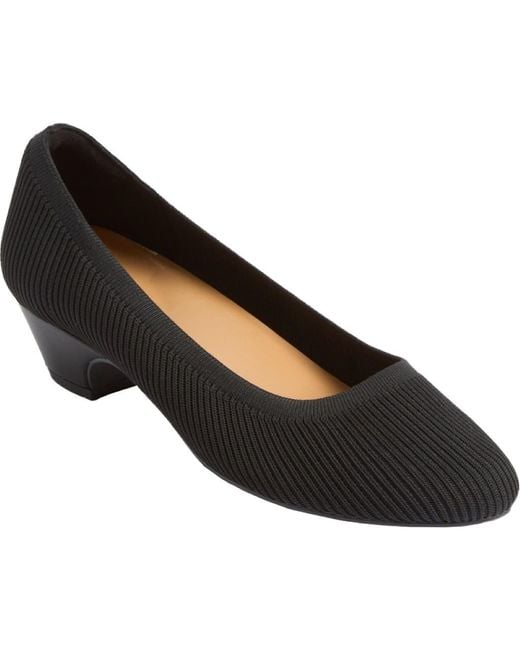 Comfortview Black The Briley Slip On Pump