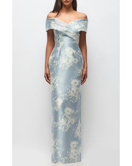 alfred sung off the shoulder dress Alfred Sung Evergreen Off-The-Shoulder Bridesmaid Dresses