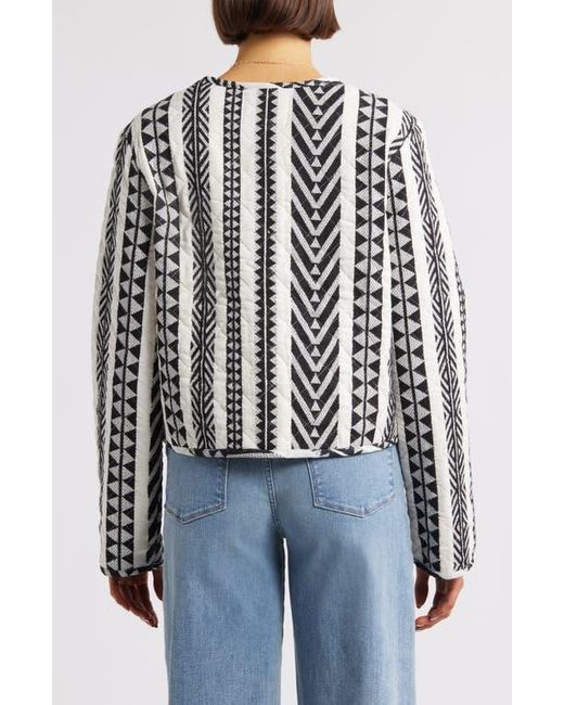 Sanctuary Black Coco Geo Quilted Jacket