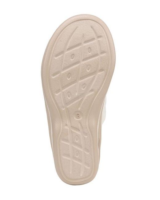 Bzees White Serenade Slide Sandal