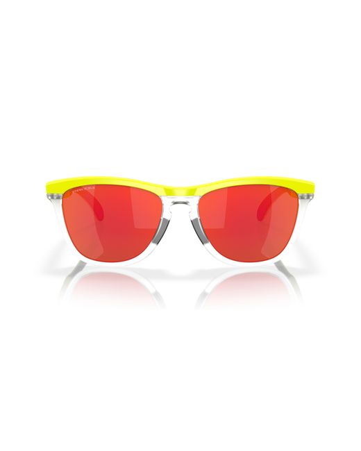 Oakley Red Frogskins Range 55mm Prizm Keyhole Sunglasses for men