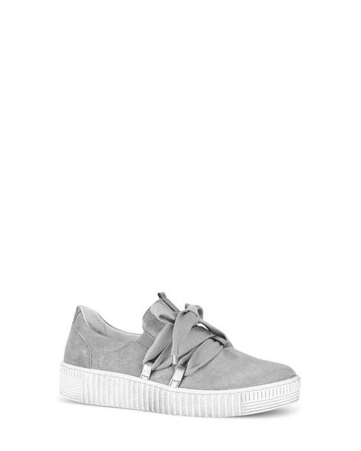 Gabor White 63.333 Platform Sneaker
