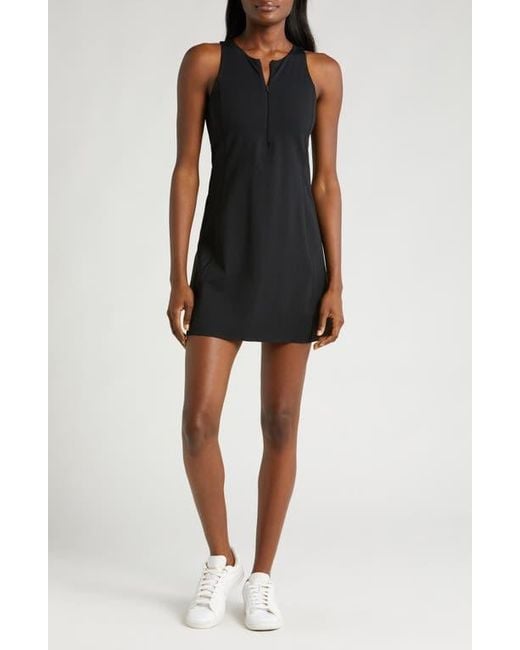 Spanx Black Spanxshape Get Moving Zip Front Dress