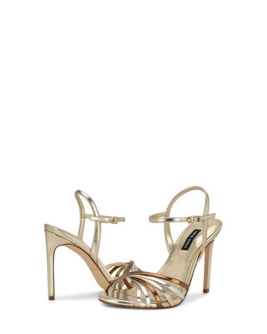 Nine West Metallic Meripen Ankle Strap Sandal