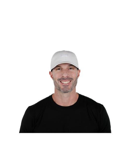 Melin White Legend Hydro Performance Dad Hat for men