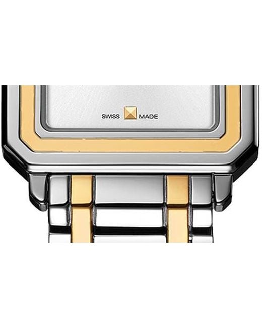 Balmain Metallic Eirini Two-Tone Bracelet Watch, 25Mm X 33Mm