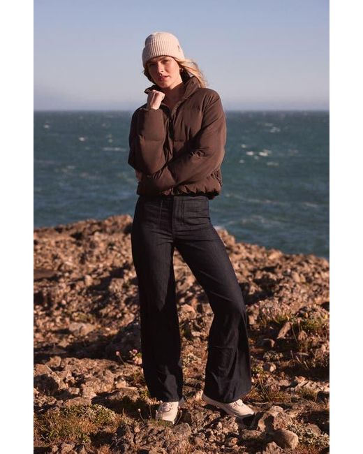 Travis Mathew Black Moontide Bonded Puffer Jacket