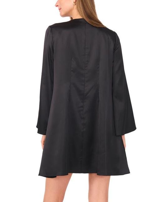 vince camuto black long sleeve dress NEW Vince Camuto Black Bubble Long Sleeve Crepe Ponte Dress Estate Jewel Size S