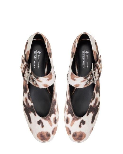 ALDO White Azurra Mary Jane Flat
