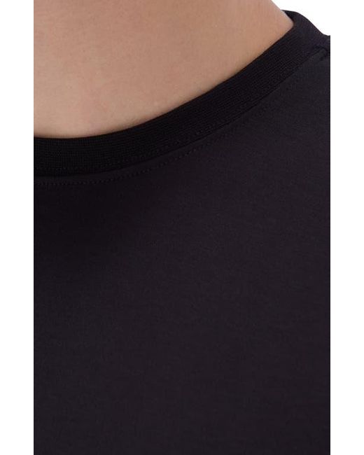 Bugatchi Blue Hank Solid Pima Cotton T-Shirt for men