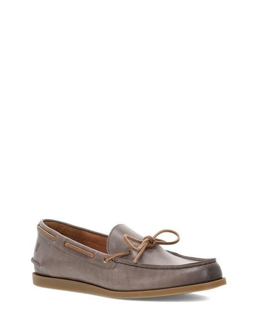 Frye Brown Mason Boat Shoe for men
