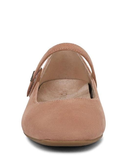 Vionic Brown Alameda Mary Jane Flat