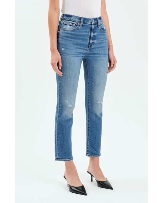 DAZE Blue High Street Crop Jeans