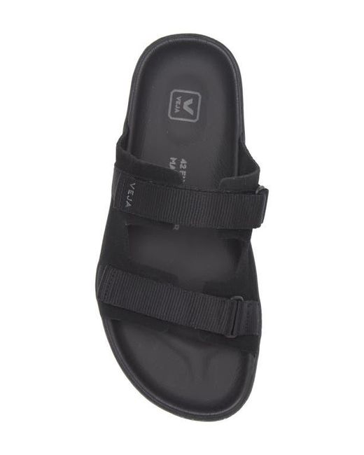 Veja Black Arpoador Slide Sandal for men