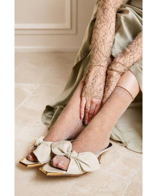 BRÓG Natural Brida Mule Kitten Heel