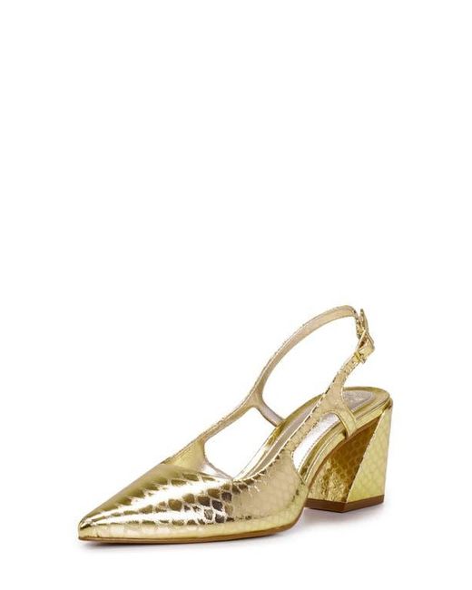 Vince Camuto Natural Sindree Slingback Pointed Toe Pump