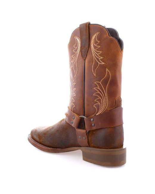 Roan Brown Saga Boot for men